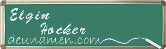 Elgin Hocker Visitenkarte
